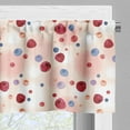thumbnail image 3 of Ambesonne Peach Valance Pack of 2, Berries Food Abstract, 54"X12", Multicolor, 3 of 5
