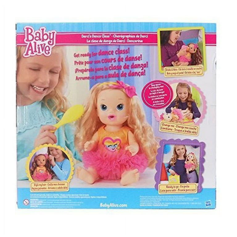 Baby Alive Darcis Dance Class Blonde Hair Doll