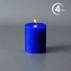 thumbnail image 3 of VELAS DECORATIVAS de Parafina y Cera de Abeja Sin Fragancia - 12 piezas, 3 of 4