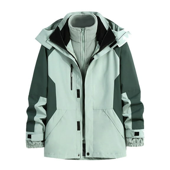 Rain Jacket for Men Casual Waterproof Raincoat Lightweight Rain Jackets Outdoor Travel Hiking Rain Coat Windbreaker with Hood