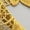 Gold, variant on Women's Floral Lace Detachable Collar, Cutout Flower False Collar, Sheer Embroidered Bib Necklace, Adjustable Strap Layering Piece, Feminine Fashion Accessory, Elegant Blouse Top Collar - Clear