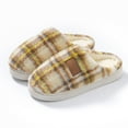 thumbnail image 4 of KANG Fleece Lined Slippers With Thick Sole For Indoor Outdoor Comfort Warm Winter Slide Shoes, 4 of 4