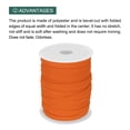 thumbnail image 3 of Uxcell 2/5" Double Fold Bias Tape Polyester Continuous Bulk Bias Tape for Sewing Seaming Orange 55 Yards, 3 of 7