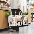 thumbnail image 6 of Elk Deer Large Capacity Reusable Beach Bag with Storage Bins and Shopping Basket - Foldable Oxford Cloth Tote for Beach, Pool, and Laundry, 6 of 7
