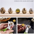 thumbnail image 4 of Tijeras para huevos de codorniz Tijeras para huevos de codorniz Abridor de huevos de codorniz de acero inoxidable Abridor de cáscara de huevo para el hogar, cocina, restaurante 2 piezas Sincero Electrónica, 4 of 5