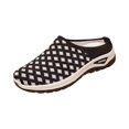 thumbnail image 2 of EKVAHL Women's Orthopedic Walking Mules, Grid Knit Mesh Backless Slip On Clogs, Cushioned Insole Wide Width Lightweight Daily Casual Beach Walking Sneakers Black, 2 of 4
