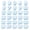 C004- Light Blue, variant on Pink Pencil Cap Protectors, 30Pc Numbered Silicone Pencil Eraser Tops, Office Desk Accessories for Teachers, Desk Essentials for Women Office, Classroom Supplies Elementary,