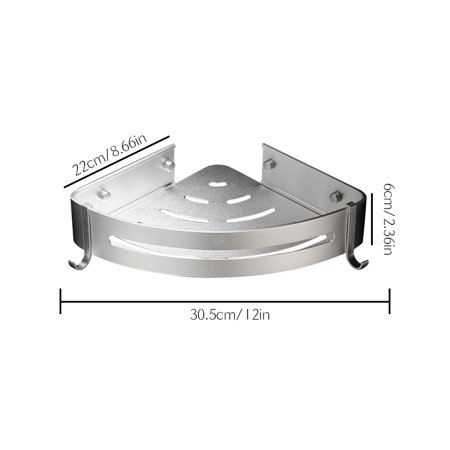 Corner Shelf Bathroom Shower Room Storage Wall Holder Aluminum ;corner shelf ;corner holder ...