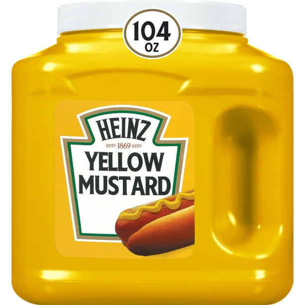 Heinz Yellow Mustard, 104 oz Jug