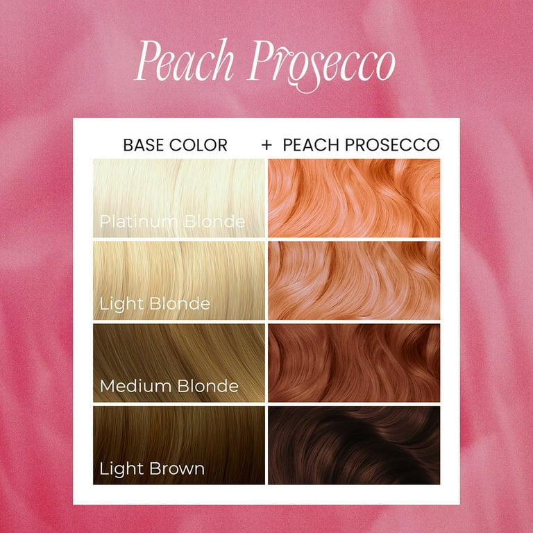 Arctic Fox Peach Prosecco Pastel 8-oz. Semi-Permanent Vegan Hair
