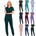 thumbnail image 1 of Ensemble de Blouses Médicales pour Femmes - Uniforme d'Infirmière Dentiste Hôpital Rose, 1 of 5