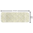thumbnail image 2 of Lemon Microwave Oven Cover, Rhythmic Citrus with Blossom Leaves Sliced Vitamin C Healthy Print, Water Resistant Organizer with Pockets for Kitchen, 36" x 12", Earth Yellow Grey, by Ambesonne, 2 of 4