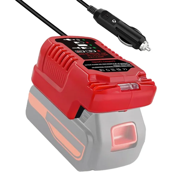 Battery Charger For Black Decker 20V Car Charger with Cigarette Lighter Plug