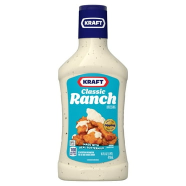 Kraft Classic Nonfat Creamy Ranch Dressing, 16 fl oz Bottle - Walmart.com