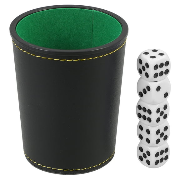 Omeite 1 Set of Party Dice Cup Dice Shaking Cup Dice Container Bar Props KTV Dice Cup with Dice