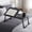 Black, variant on Homy Casa Folding Table with Adjustable Tilt Top and Foldable Legs, Black Woodgrain