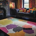 thumbnail image 2 of Modern Hand-Tufted Wool Rug – Multi Color 100% New Zealand Wool Rug For Bedroom, Multiple Sizes (5x8, 6x9, 8x10, 9x12, 10x14), 2 of 5