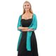 thumbnail image 1 of Bufanda de satén de seda para mujer - Chal brillante para fiestas/bodas - Color liso, talla única (70 x 200 cm) - Elegante accesorio para todas las estaciones, 1 of 5