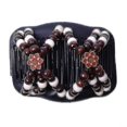thumbnail image 2 of Magic Comb Floral Ez Updo Women Stretchy Double Hair Beauty Beaded Girls Hairpin, 2 of 4
