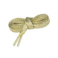thumbnail image 2 of INSPIRE CHIC Glitter Shiny Sparkling Flat Sneakers Shoelace Shoe Laces Strings Gold & Silver 110cm/43.31", 2 of 6
