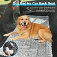 thumbnail image 5 of Eurhowing Backseat Pet Bed Mat, Dog Bed for Car Back Seat, Non-Slip Furry Dog Covers Pet Mat, Fit for Backseat Extenders and Seat Covers (Light Gray, 24.8" x 54"), 5 of 10