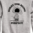 thumbnail image 3 of Peanuts - Sally Perfect - Toddler & Youth Crewneck Fleece Sweatshirt, 3 of 6