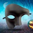 thumbnail image 4 of Máscara Fantasma Media Cara Un Ojo para Carnaval Accesorio Teatral Fiesta Halloween, 4 of 9