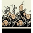 thumbnail image 3 of Ambesonne Brown Paisley Duvet Cover Sets, Floral Traditional, 2-Twin, Eggshell Charcoal Grey, 3 of 3