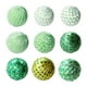 thumbnail image 2 of Cateissary 10 Uds. De bolas para el Día de San Patricio, bola colgante de tréboles, accesorios divertidos de búfalo verde, suministros para Type6 NO6, 2 of 6