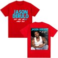 thumbnail image 1 of Camisetas gráficas Jason Derulo Last Dance World Tour 2026, Camiseta de algodón de gran tamaño a la moda Pop de Hip Hop para hombres, regalo para seguidores, ropa de calle, 1 of 5