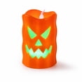 thumbnail image 2 of Dmlowu Halloween Pumpkin Flameless Candle Lamp, Small Pumpkin Lights for Indoor Tabletop Mantel Window, Halloween Decoration for Home Room Party, 2 of 5