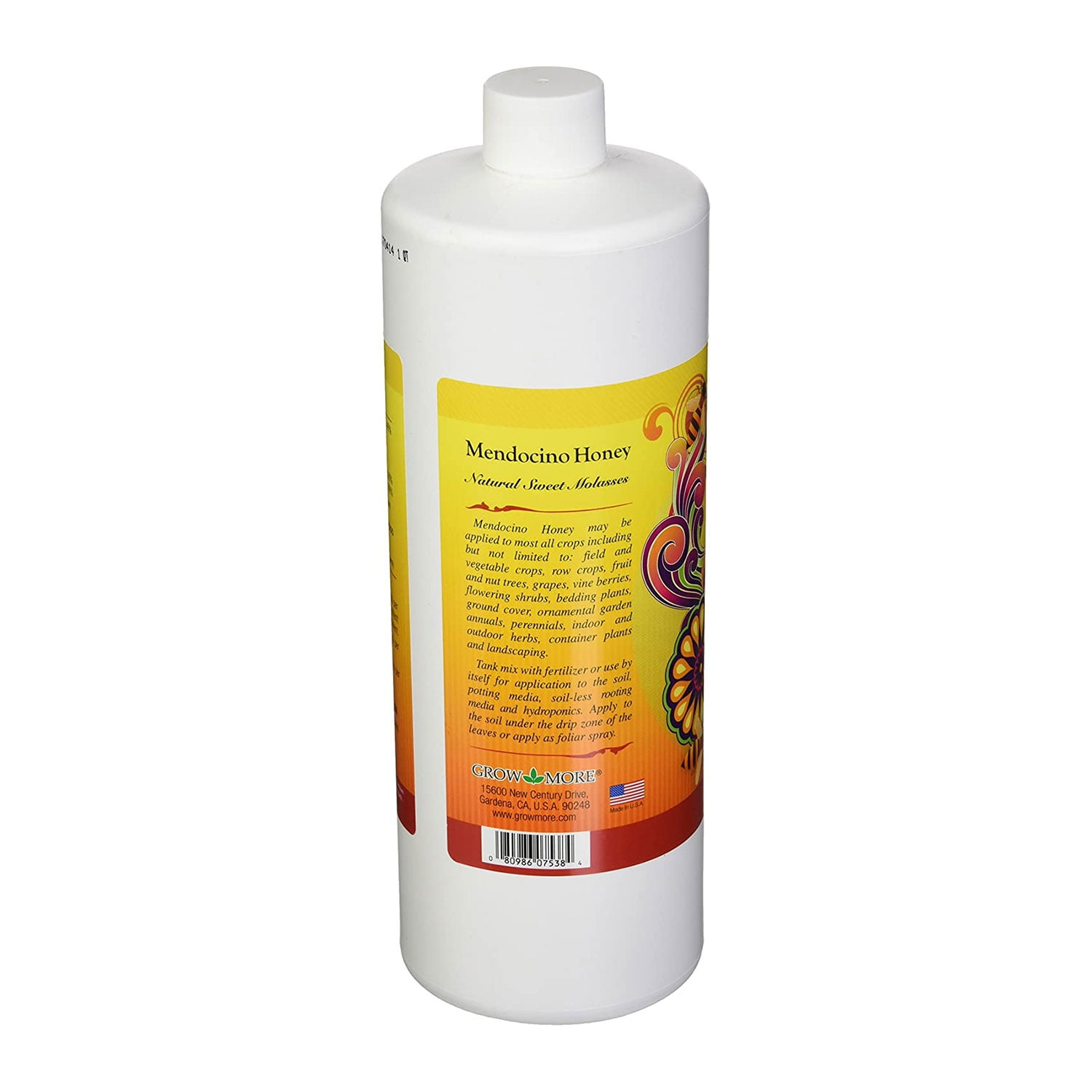 Grow More GR17538 Mendocino Honey Supplement for Hydroponics, 1
