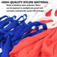 thumbnail image 2 of Convenient to Carry Basketball Net, High-Quality Nylon Heavy Basketball Net Indoor Outdoor Use, Contrast Color Matching Standard Size Net for Professional Rims (Sun and Rain Resistant), 2 of 4