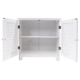 thumbnail image 3 of Redmon Contemporary Country Louvered Double Doors Floor Cabinet, 3 of 5