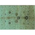 thumbnail image 1 of Ahgly Company Indoor Rectangle Oriental Light Blue Industrial Area Rugs, 5' x 8', 1 of 4