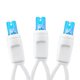 thumbnail image 4 of Novelty Lights 100 Commercial LED Christmas Lights (Teal), 34 Feet w/ 4 Bulb Spacing, 5mm Bulbs, UL Listed,WhiteWire String Lights, 4 of 5