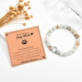 thumbnail image 4 of Dog Mum Gift . Women's Beaded Bracelet - Perfect Gift for Birthday, Christmas, Valentine's Day and Mother's Day, 4 of 5