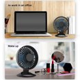 thumbnail image 4 of Mini ventilador de escritorio USB portátil pequeño enfriador de aire para ventiladores de oficina en casa (negro) Likrtyny Para estrenar, 4 of 6