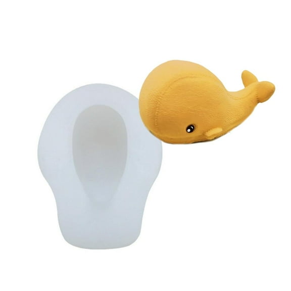 Necvior Multipurpose Whale Silicone Mold for Cake and Chocolate 3D Ocean Shaped Dessert Mould Kitchen Baking Supplies