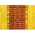 thumbnail image 1 of Ahgly Company Indoor Rectangle Abstract Yellow Modern Area Rugs, 5' x 8', 1 of 4
