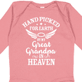 thumbnail image 4 of Inktastic Handpicked for Earth by My Great Grandpa in Heaven Boys or Girls Long Sleeve Baby Bodysuit, 4 of 5