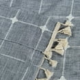 thumbnail image 4 of YoKii Rideaux de Cuisine Boho 36 Pouces de Longueur, Panneau de Fenêtre Court en Coton Lin Style Ferme Moderne Rideaux Café à Pompons Semi-Transparents Petit Rideau Décor (Niveaux - 24 x 36, Gris Foncé), 4 of 7