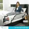 thumbnail image 4 of Stander 30 inch Safety Bed Rail, Folding Guardrail for Adults, Seniors, and Elderly, Bedside Stand Assist Bar, Fits King, Queen, Full, and Twin Beds, ASTM Safety Approved Bedrail, 4 of 8