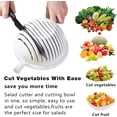 thumbnail image 2 of Salad Cutter Bowl, Veggie Choppers and Dicers, Salad Chopper Bowl and Cutter, Multi-Functional Fast Salad Cutter Bowl, Salad Cutter Bowl with Lid Fast Vegetable Cut Set (Green), 2 of 5