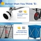 thumbnail image 5 of Carrito de compras plegable COSTWAY Portable Grocery 120 libras, azul, 5 of 7