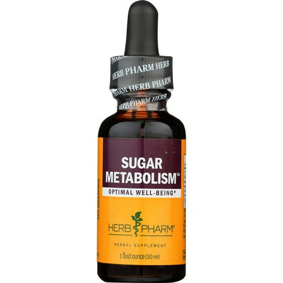 Herb Pharm Sugar Metabolism - Optimal Well-Being 1 fl oz Liq