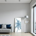 thumbnail image 4 of Hieng Palm Tree Canvas Wall Art Modern Navy Blue Bathroom Decor Tropical Botanical Painting Picture Print Coastal Theme Living Room Blue Decorations（Only canvas）, 4 of 6