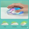 thumbnail image 6 of memzuoix Wireless Rechargeable LED Mouse, 2.4G with USB Receiver, 5-Button, 1200 DPI, Ambidextrous Design for PC, Laptop, Desktop, Chromebook, Mac –Green, 6 of 9
