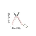thumbnail image 3 of HongHeng Mini Folding Scissors with Key Chain Mini Telescopic Small Foldable Scissors Portable Safe Pocket Travel Scissors Retractable Kids Shears Sharp for Cutting, Scrapbooking, 3 of 6