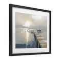 thumbnail image 2 of Stupell Industries Coastal Pier with Sailboat Seascape Black Framed Print Under Glass, 16 x 13, by Kim Curinga, 2 of 8